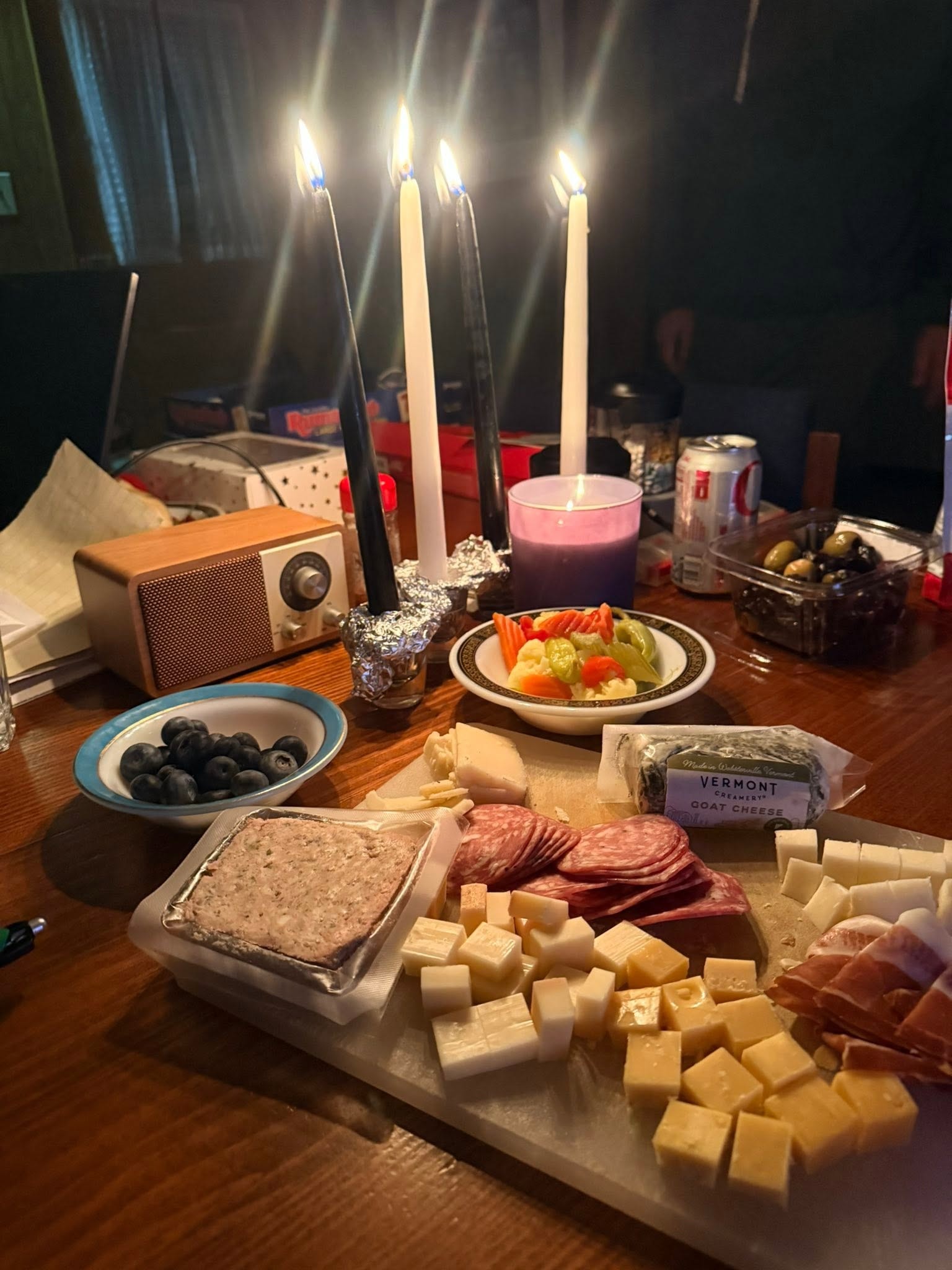 New Year's Eve charcuterie spread — 2025