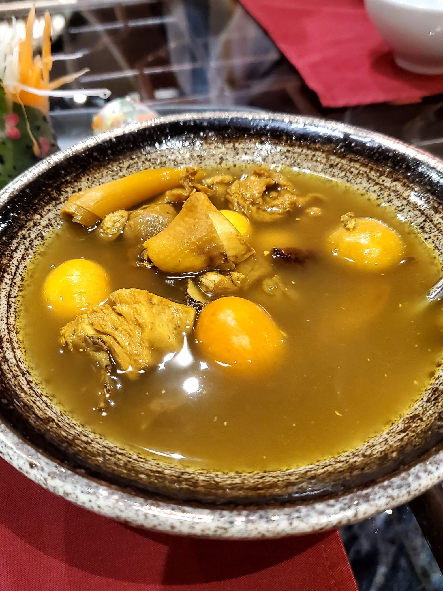 Chicken and ginkgo soup — a delicate Thai classic