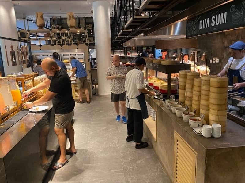 Dim sum restaurant counter service — Thailand