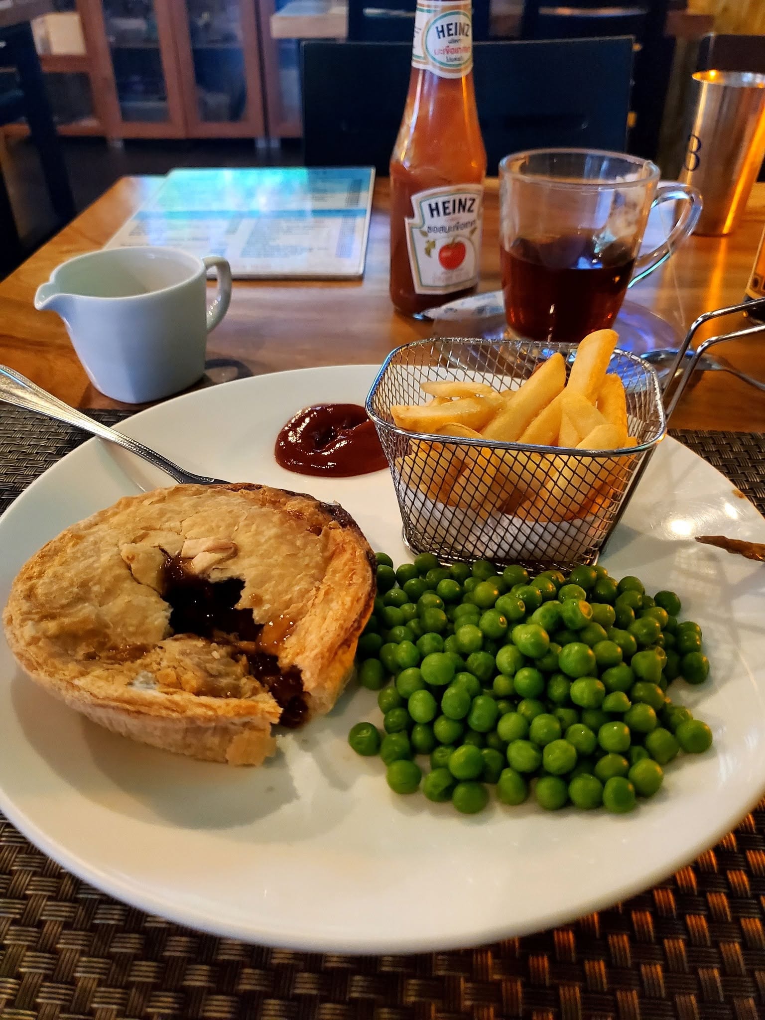 Meat pie & chips — Rugby in Patong, Thailand