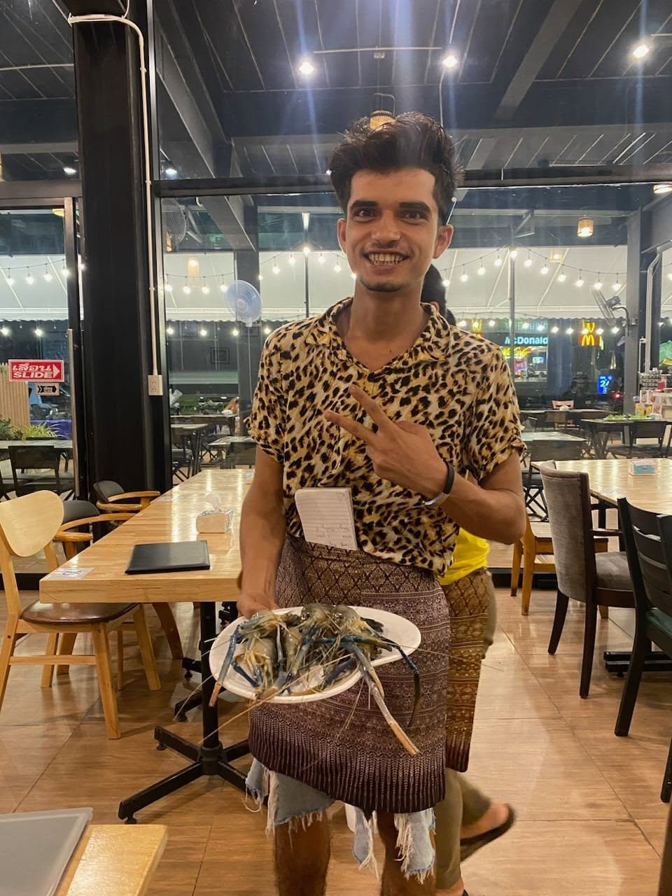 Prawns before cooking — Sept 12, Thailand