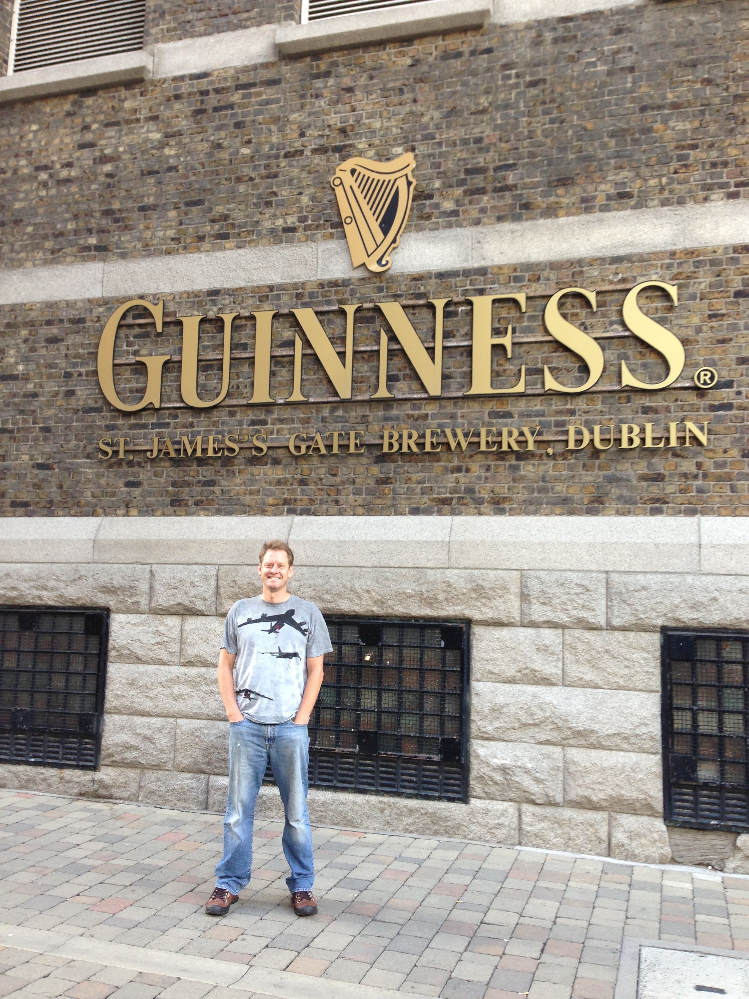 Brice at the Guinness Storehouse — St. James's Gate, Dublin